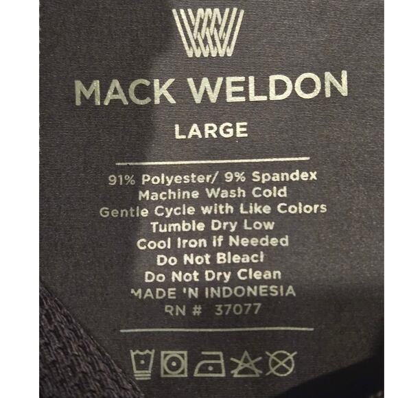 Mack Weldon Pants Mens Radius Flex Jogger Grey Stretch Waist and Ankles Large - Picture 5 of 8